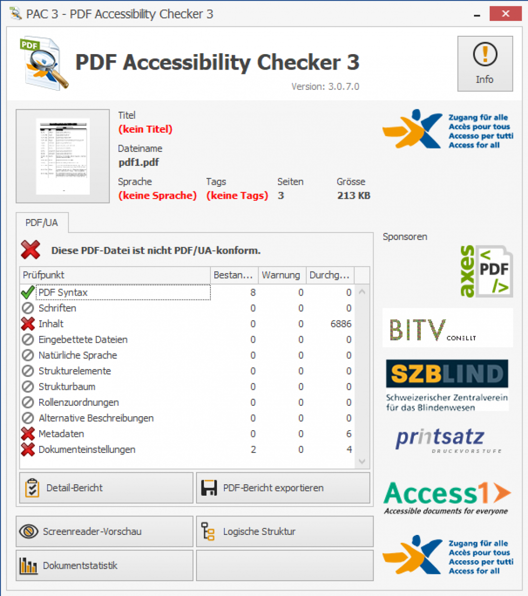 Resultat von PAC-3 für pdf1